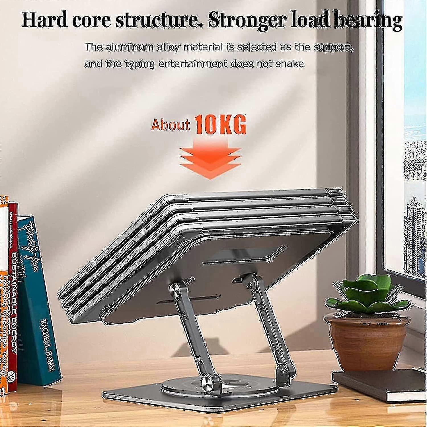 Laptop Stand Aluminum Alloy Rotating Bracket, With 360rotating Base
