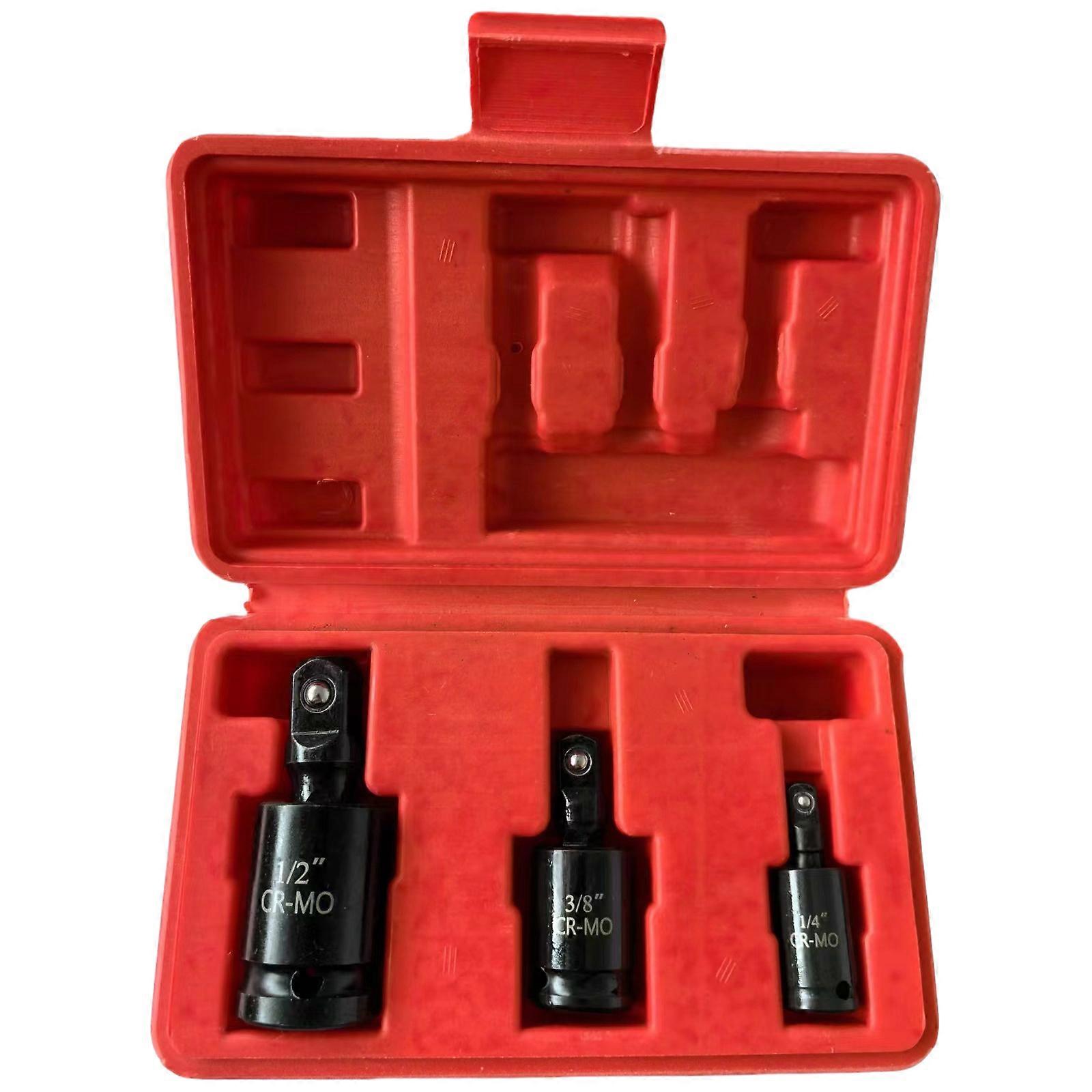 Socket Convertor Adapter Reducers Set 1/2 to 3/8 3/8 to 1/4 3/4 to 1/2 Impact Socket Adapter for Car Garage Repair