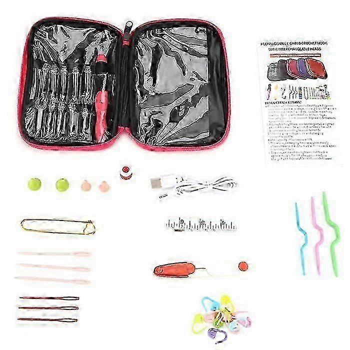 crochet hook set Knitting Needles Tools Knitting Needle Set, Crochet Hooks, Beginner for Needle Haberdashery