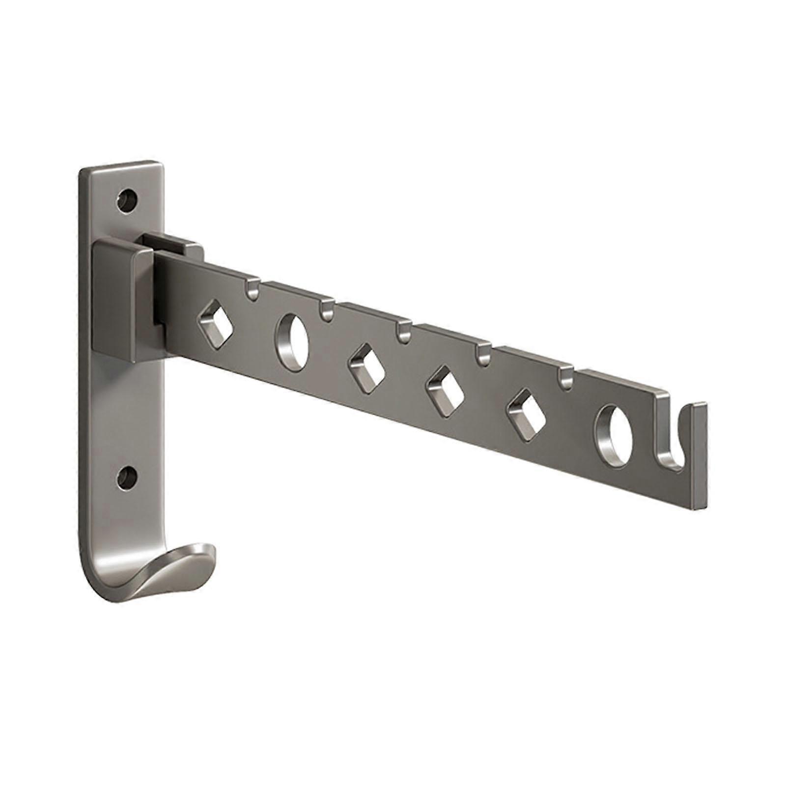 Wall Mounted Hanger Foldable Laundry Drying Rack for Apartment Hotel