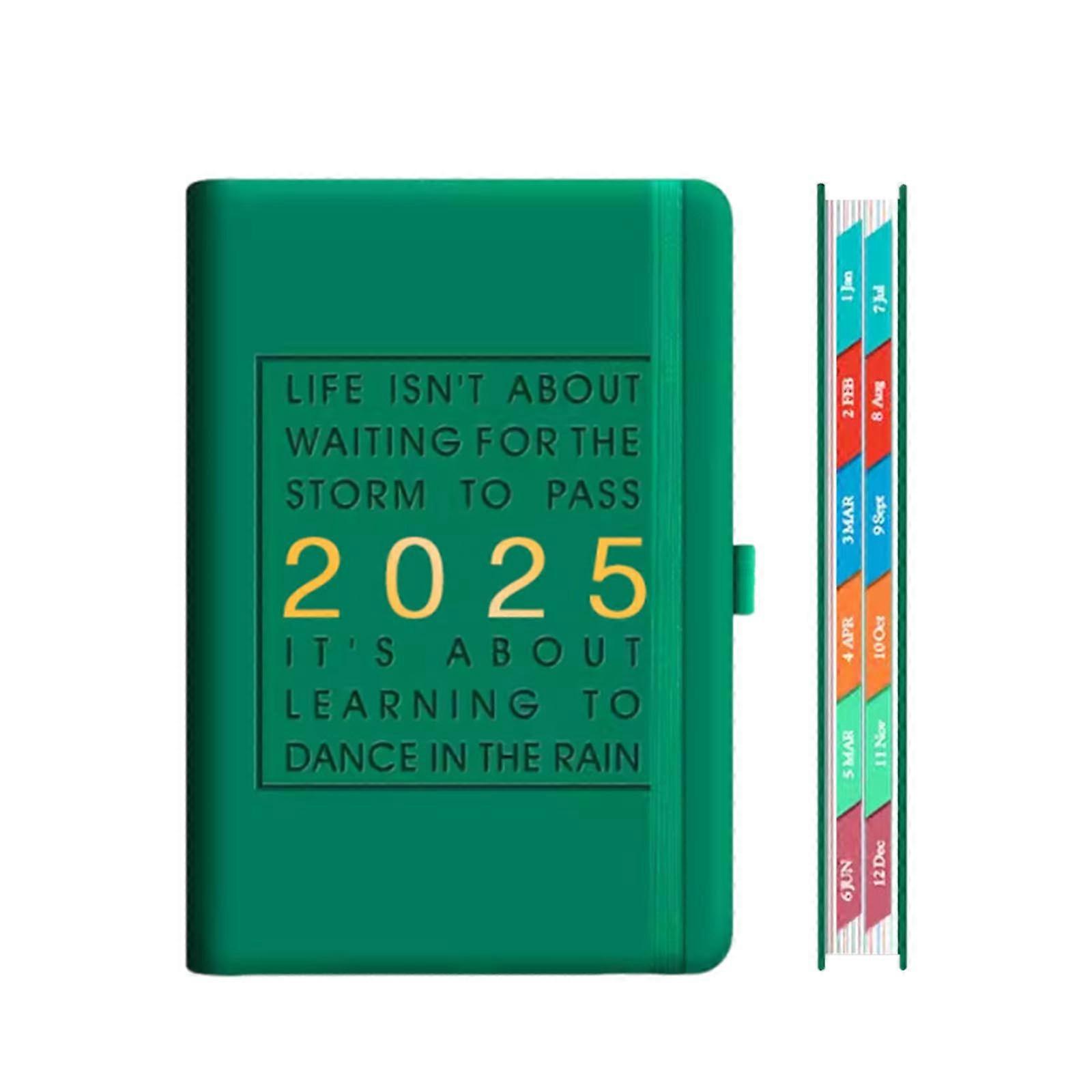 Calendar Notebook Daily Planner English Calendar Notebook Reusable