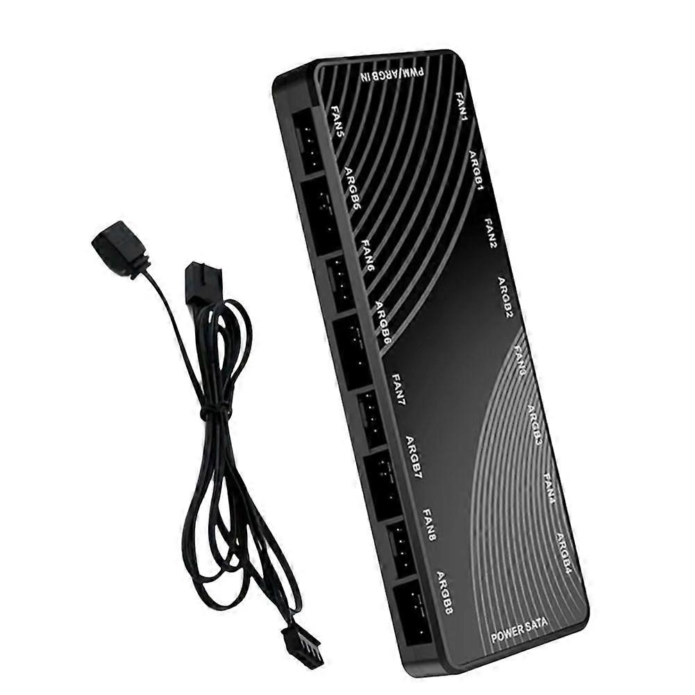 Chassis Fan Light Controller 2 in 1 PWM + ARGB Hub