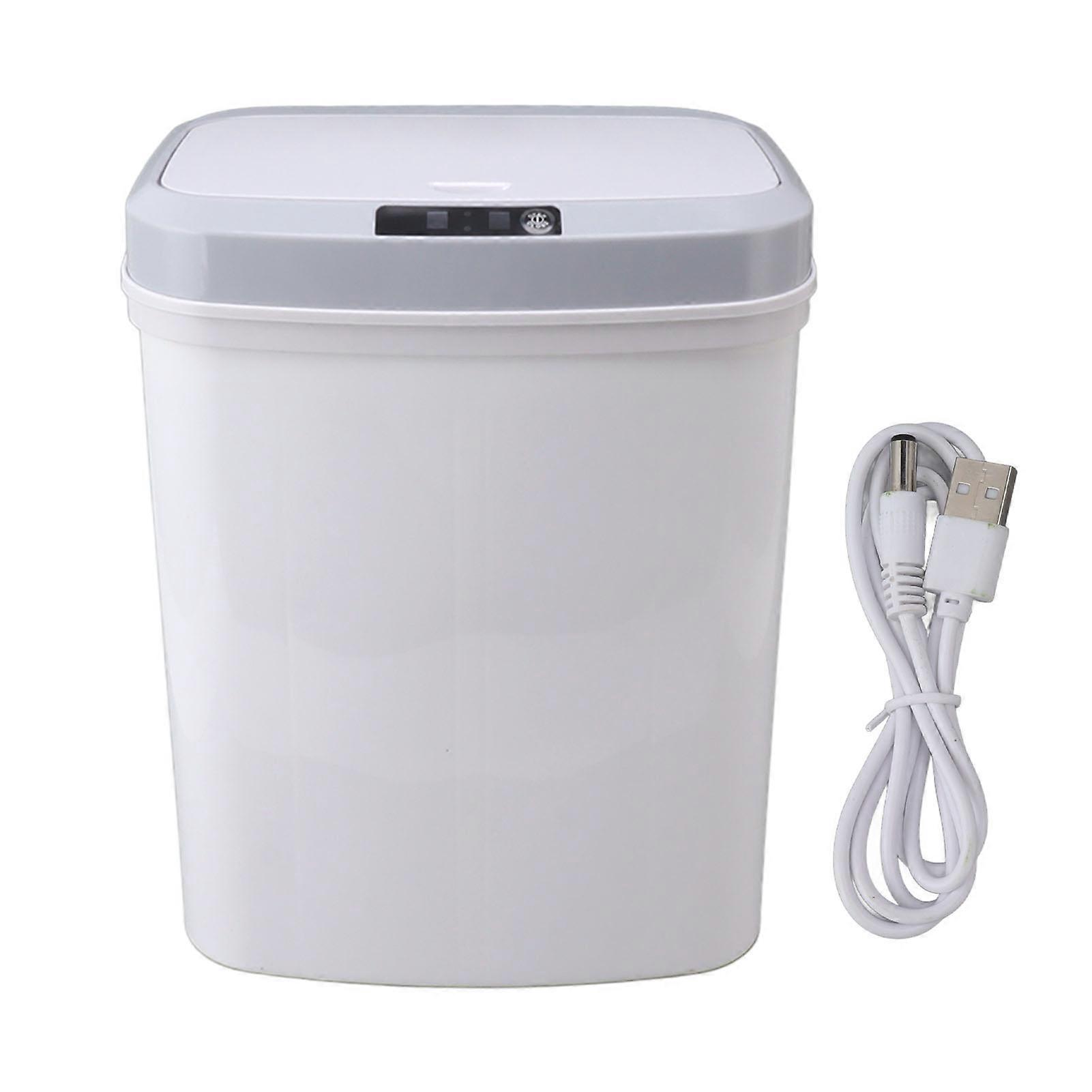 16L Intelligent Sensor Garbage Can Kitchen Bedroom Motion Sensor Garbage Can for Bedroom Bathroom