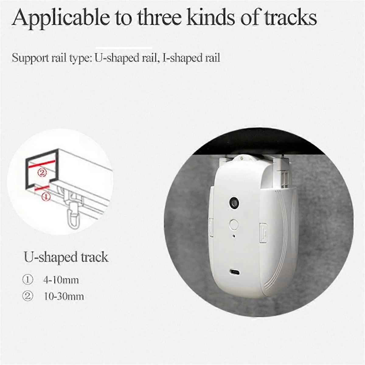 TUYA Smart Bluetooth Curtains Robot T/U-Rail Tracks Curtain Opener