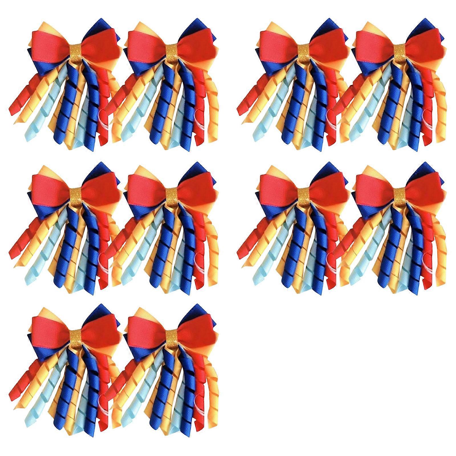 مجموعة من 10 أنيقة Bowknot دبوس الشعر كليب Hairband المألوف ملحق الشعر Bowknot مشبك الشعر مناسب لكل يوم
