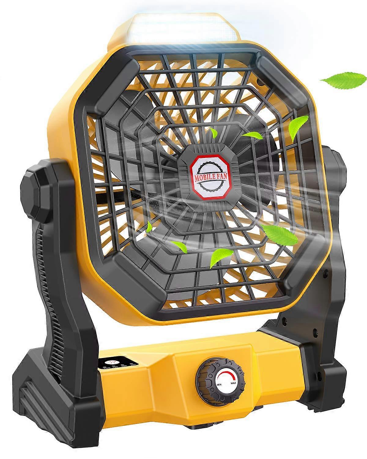 Rechargeable Battery Operated LED Lantern Camping Fan for Picnic