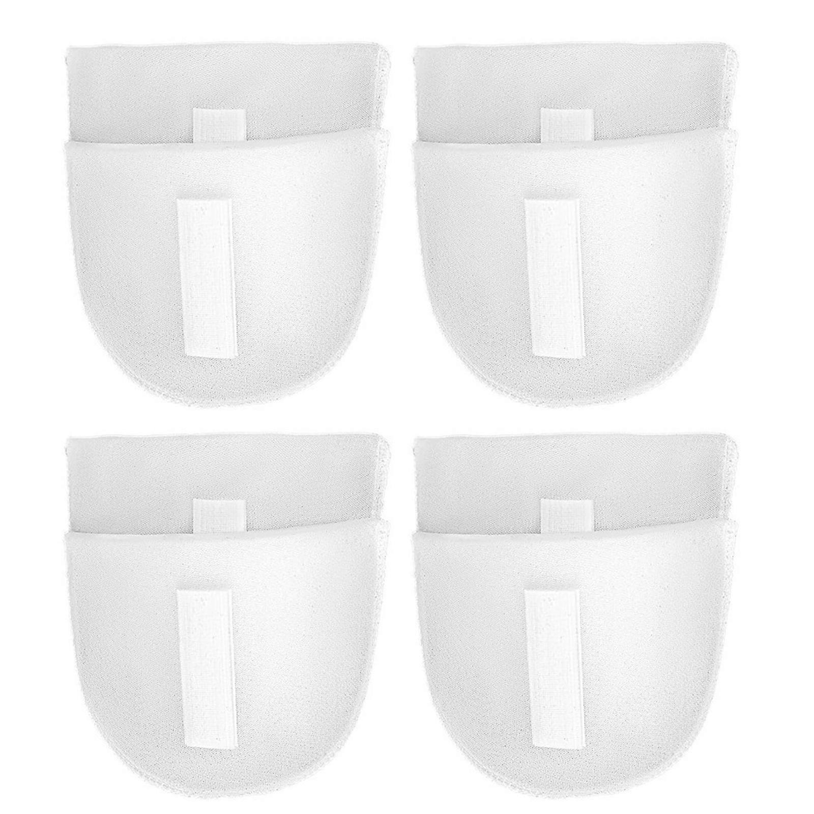 2 Pairs Shoulder Pads Detachable Sponge Shoulder Pads 1cm Thickness Set-in Shoulder Pads Sewing Accessories White