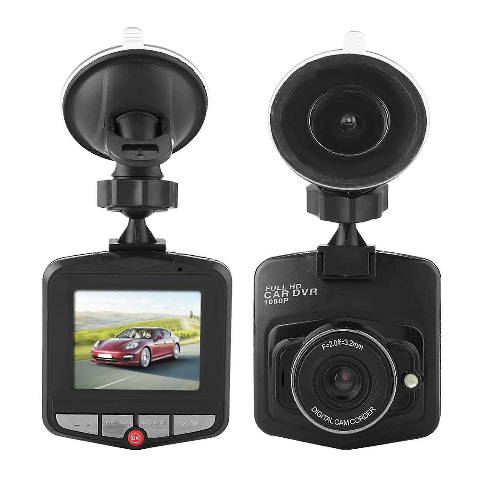 Car DVR Camera 2.2-Inch Display 170-Degree Front And Inside Dash Cam 1080P Digital Video Recorder For Cars