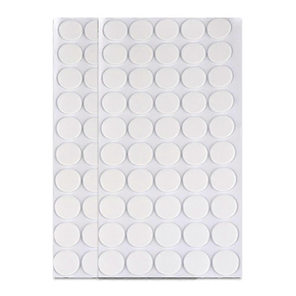 100 Capsules Double-sided Adhesive Dots Transparent Double-sided Tape Stickers Round Acrylic No Traces Strong Adhesive Sticker