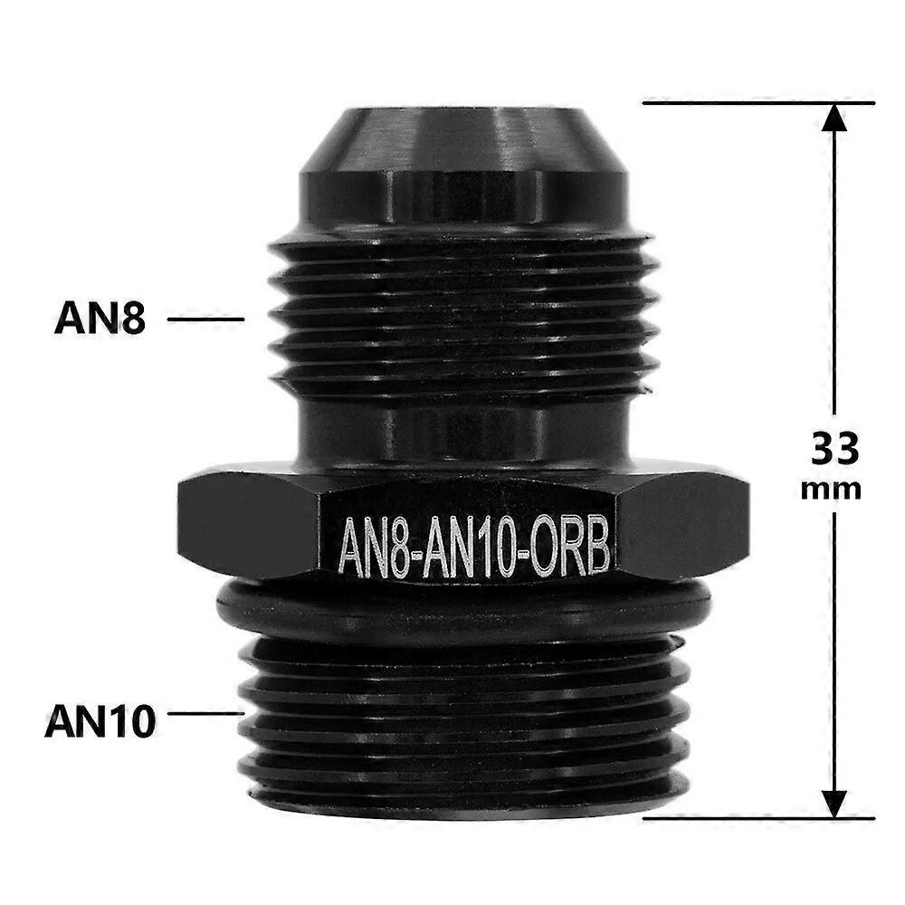 ユニバーサルAN6 AN8 AN10 AN12からANからM16 / M18x1.5スレッドストレート燃料油エアホースフィッティングオスアダプターカーオートアクセサリー