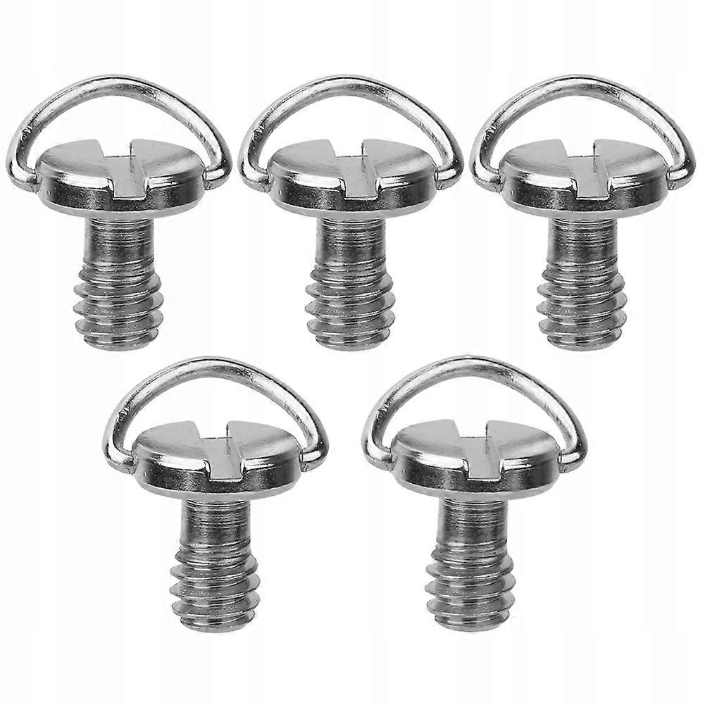 5pcs Long 1/4 Inch Thread Tripod Screw