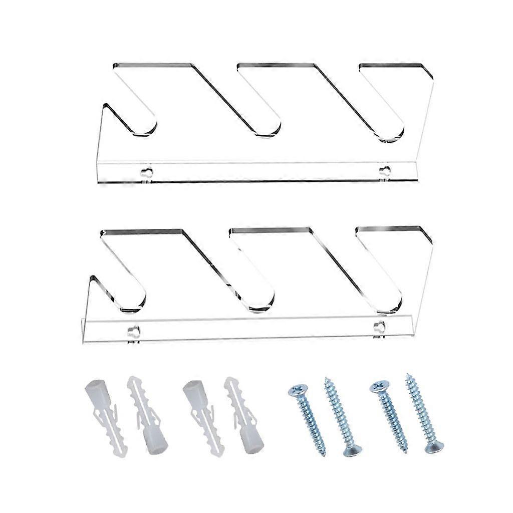 1Pair Skateboard Display Rack Longboards Storage Stand Scooters Wall Holder