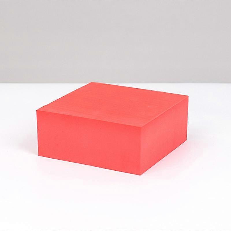 8 PCS Geometric Cube Photo Props Decorative Ornaments Photography Platform, Colour: Small Red Rectangular