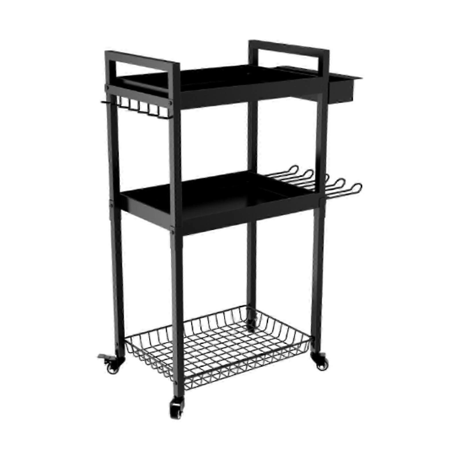 Heavy Duty Power Tool Organizer Cart for Workshop, Garage, Outdoor Use Mobile Tool Storage
