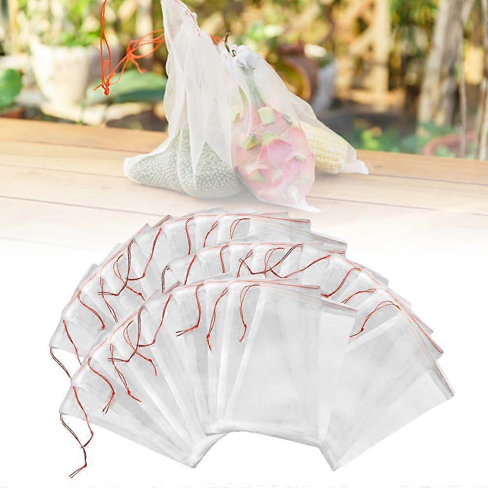 Fruit Vegetable Insect Proof Mesh Bag, Fruit 100PCS Protection Bags for Fruit Trees