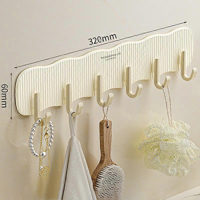 Door Hanging Hook Multi Row Dormitory With Strong Adhesive Walls Kitchen And Bathroom With No Drilling Hooks Home Organization