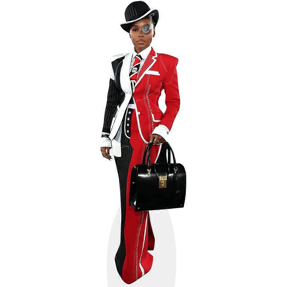 Janelle Monáe (Suit) Cardboard Cutout (lifesize OR mini size). Standee. Stand Up.