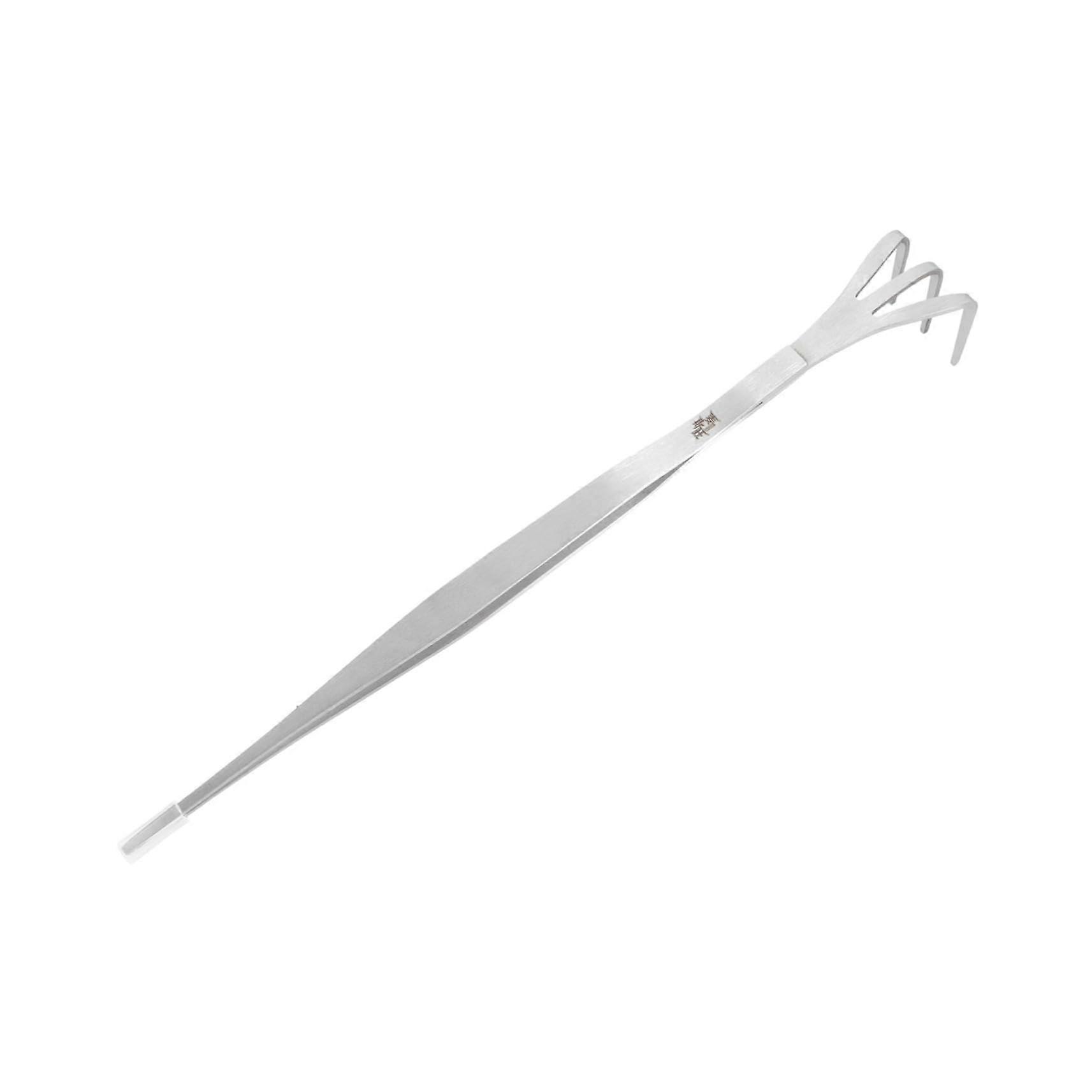 Practical Leaf Rake Tweezers Stainless Steel Rake for Bonsai Succulents and Small Pots