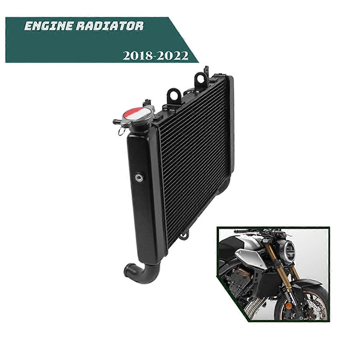 Motorcycle Cooler Protect Water Tank Assembly Engine Radiator