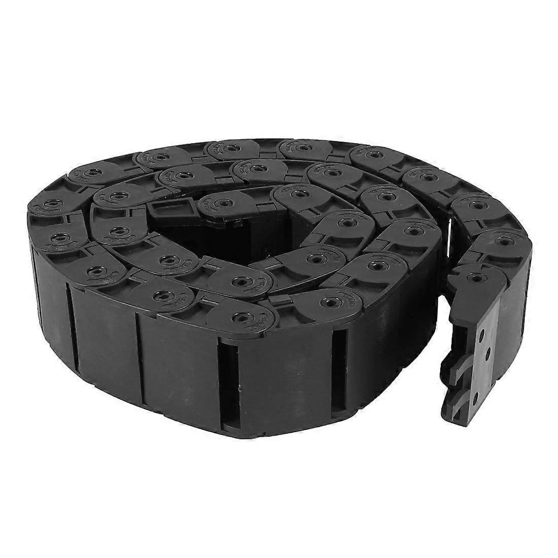 Black Semi-Closed Towline Cable Carrier Drag Chain 18mm X 37mm Model 280 10f fa5 f2e 99b