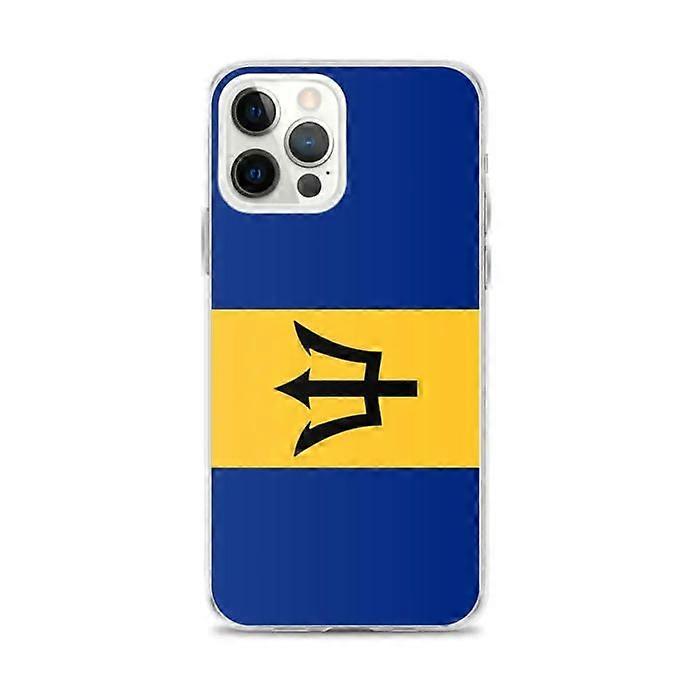 Phone Case - PIXELFORMA - Barbados Flag - Compatible with iPhone 12 Pro Max - Flexible - Shockproof
