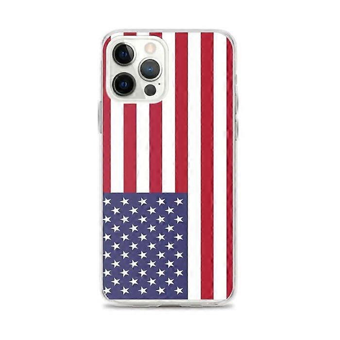 iPhone Case - United States Flag - iPhone 12 Pro Max - Soft - Multicolor - Vertical