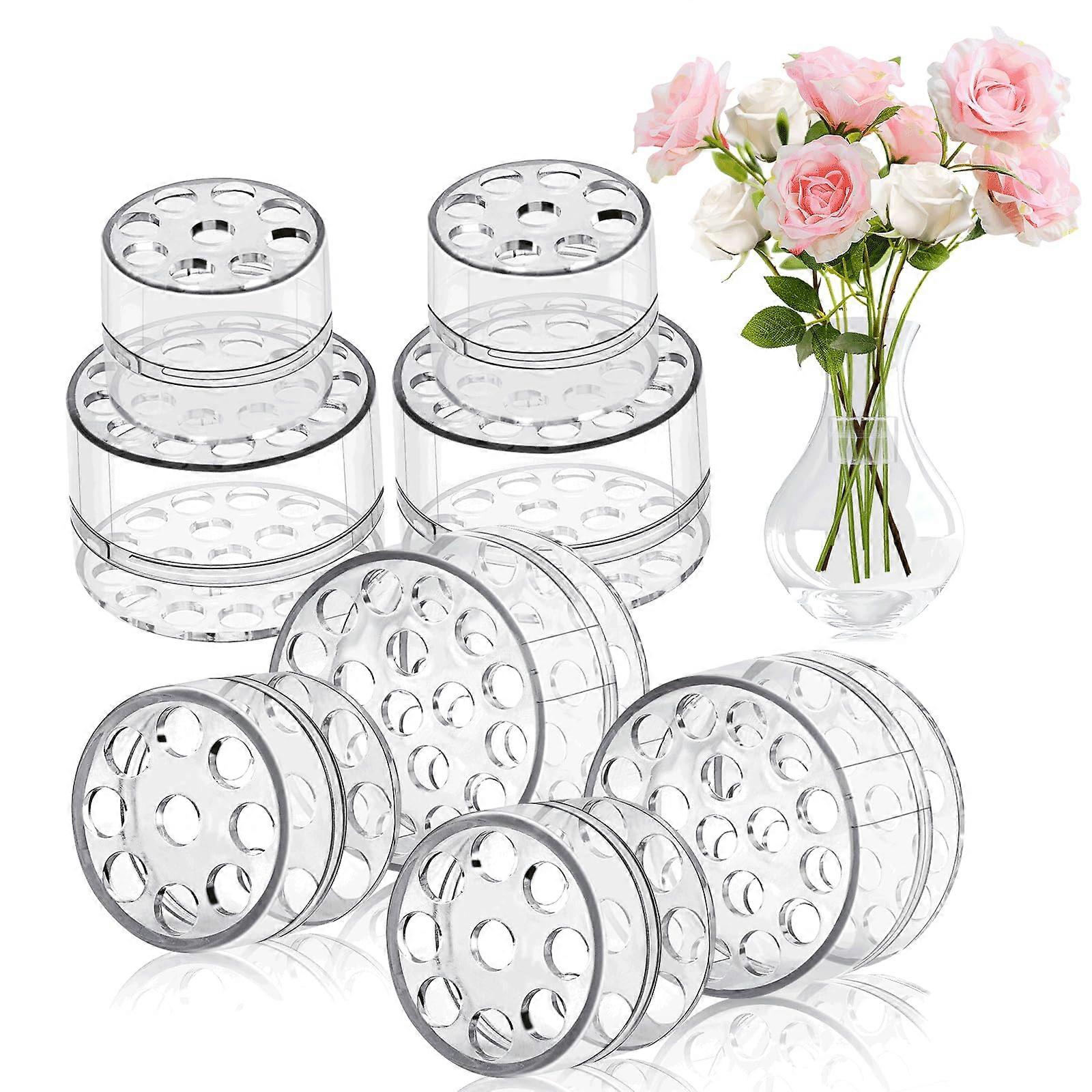 Spiral Ikebana Stem Holder, 8 Pieces DIY Wedding Bouquet Kit