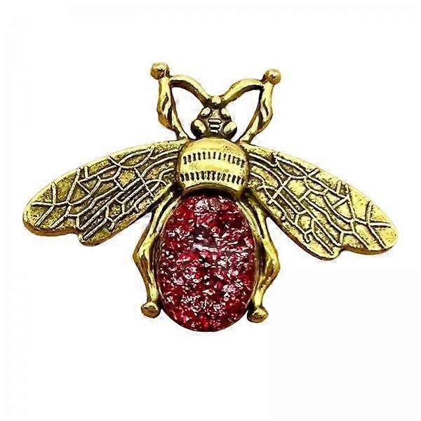 6xBee Ραπτομηχανή Pin Minder Bee Magnetic Pin Keeper για ράψιμο ενηλίκων κόκκινο