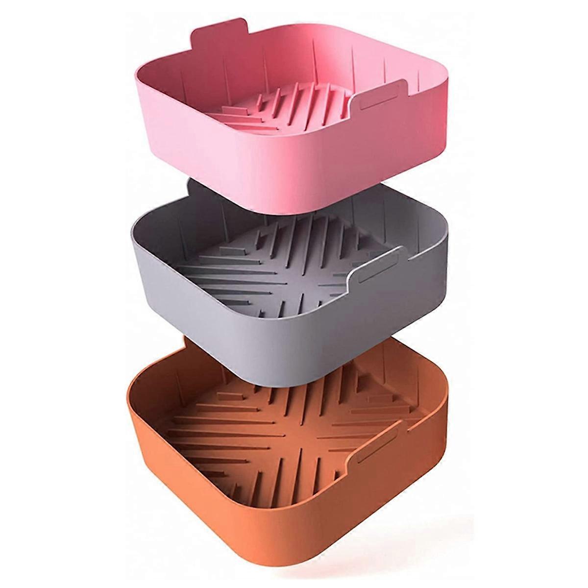 Air Fryer Silicone Liners for 4-8 QT Air Fryer Basket Accessories