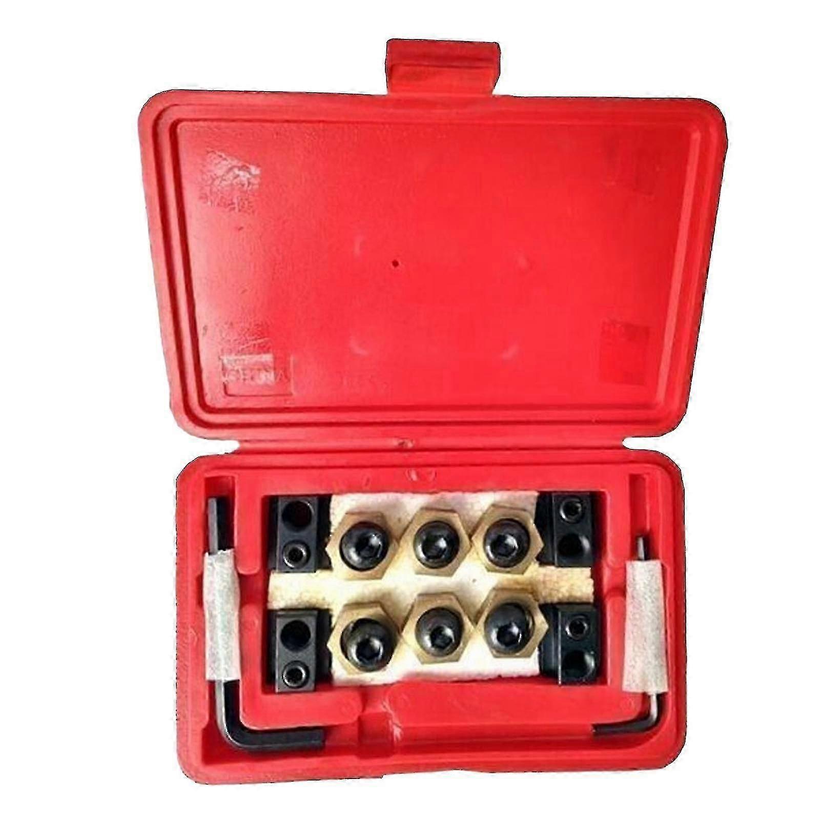 Eccentric 5/8in / 16mm T-slot Clamping 18pcs/kit For Milling Machine Work Table