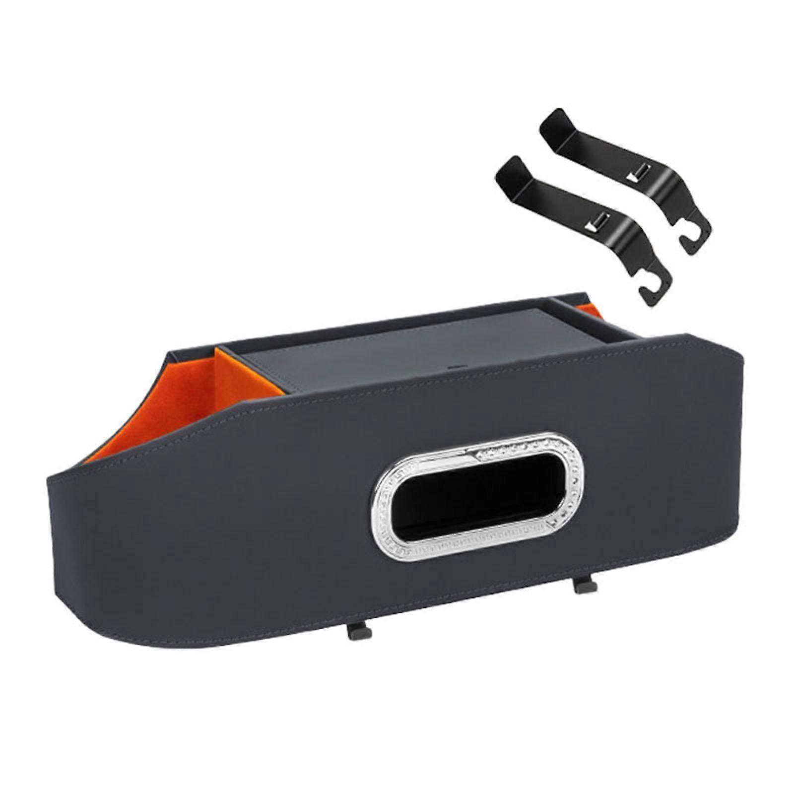 Car Backseat Organizer Vehicle Organizers Multipurpose with Hooks Stowing Large