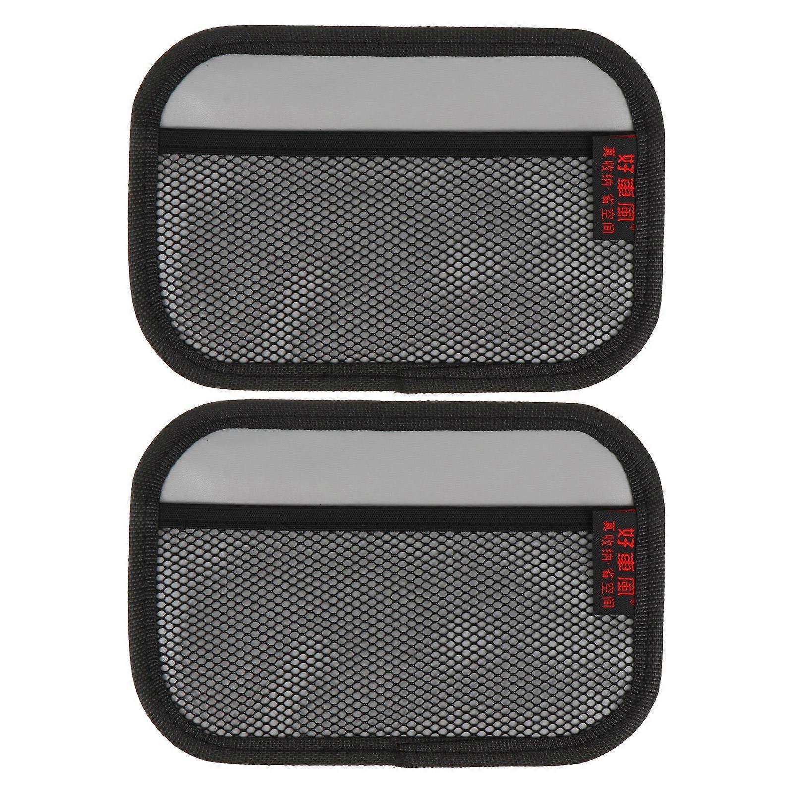 Here's a refined and professional product description for your **2pcs Car Seat Storage Organizer Net Bag with Durable PU Pocket**:
**2PCS Car