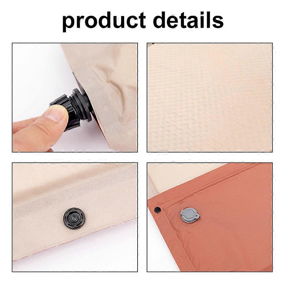 وسادة نوم التخييم القابلة للربط خفيفة الوزن مرتبة قابلة للنفخ المحمولة ذاتية النفخ حصيرة السفر وسادة الهواء خيمة قابلة للطي للسفر المشي لمسافات طويلة Trekki