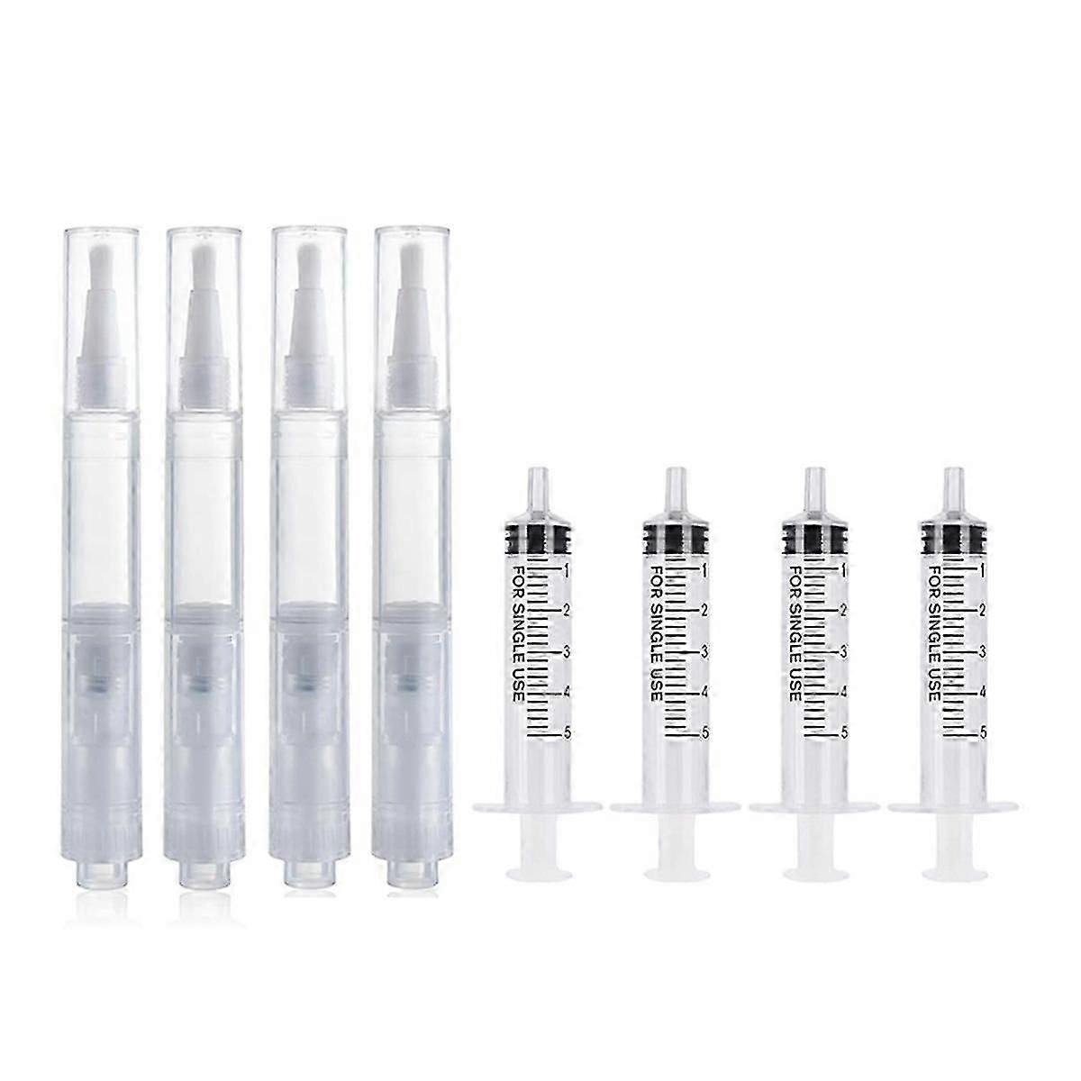 Touch Up Paint Pen 5ml 8Pack Fillable Paint Touch Up Brush Pen for Walls Refillable Paint Touch Up