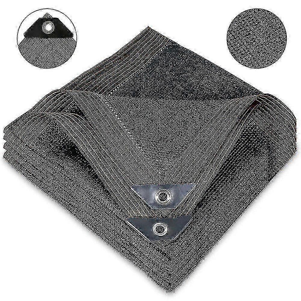 Durable 70% Black Shade Cloth for Garden, Features Anti-Freeze Properties, Includes Rope Rings for Easy Installation, Ideal as a Shade Cover