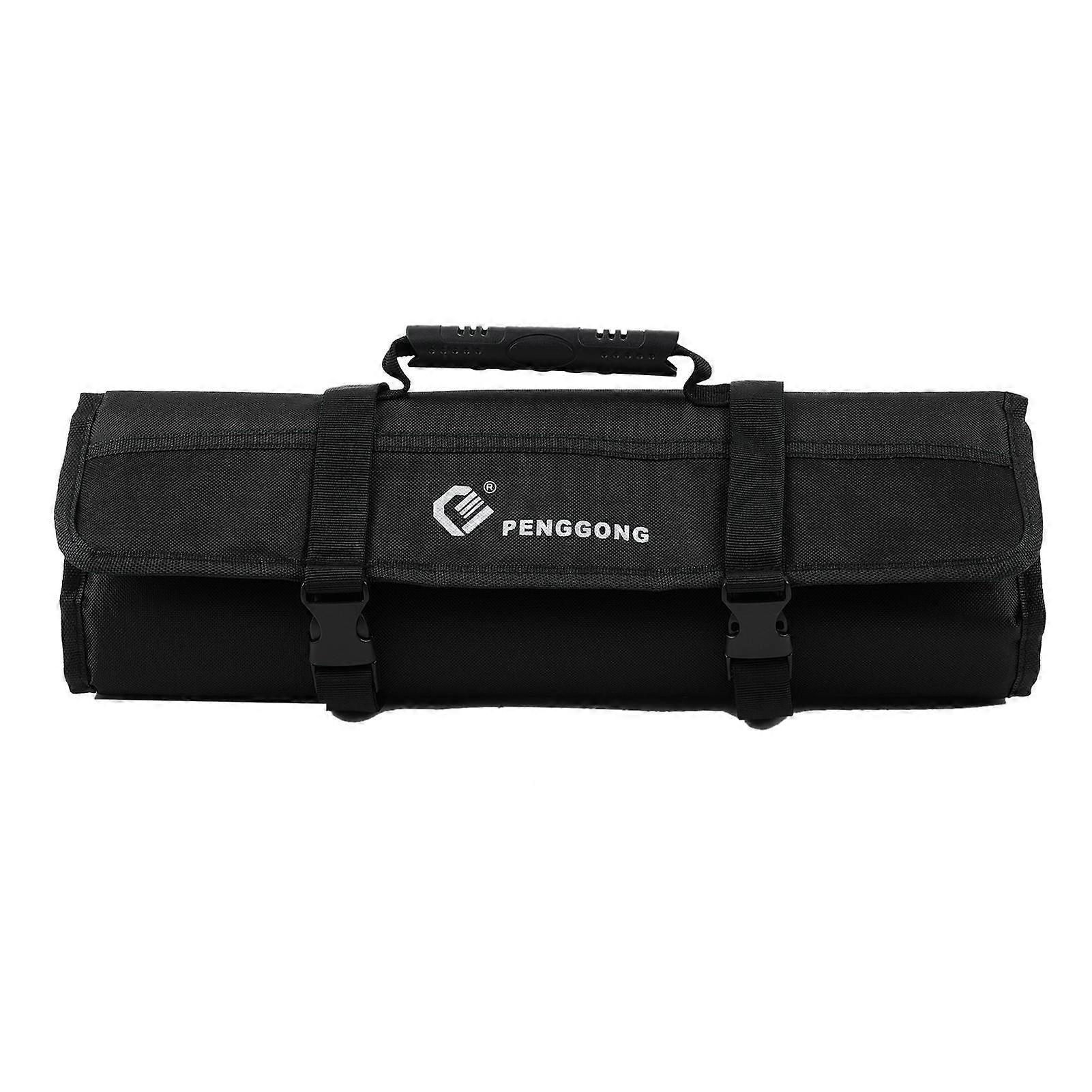 PENGGONG Portable Tool Roll Bag Tool Handheld Bag Multi Pockets Organizer Emergency Tool Kit for