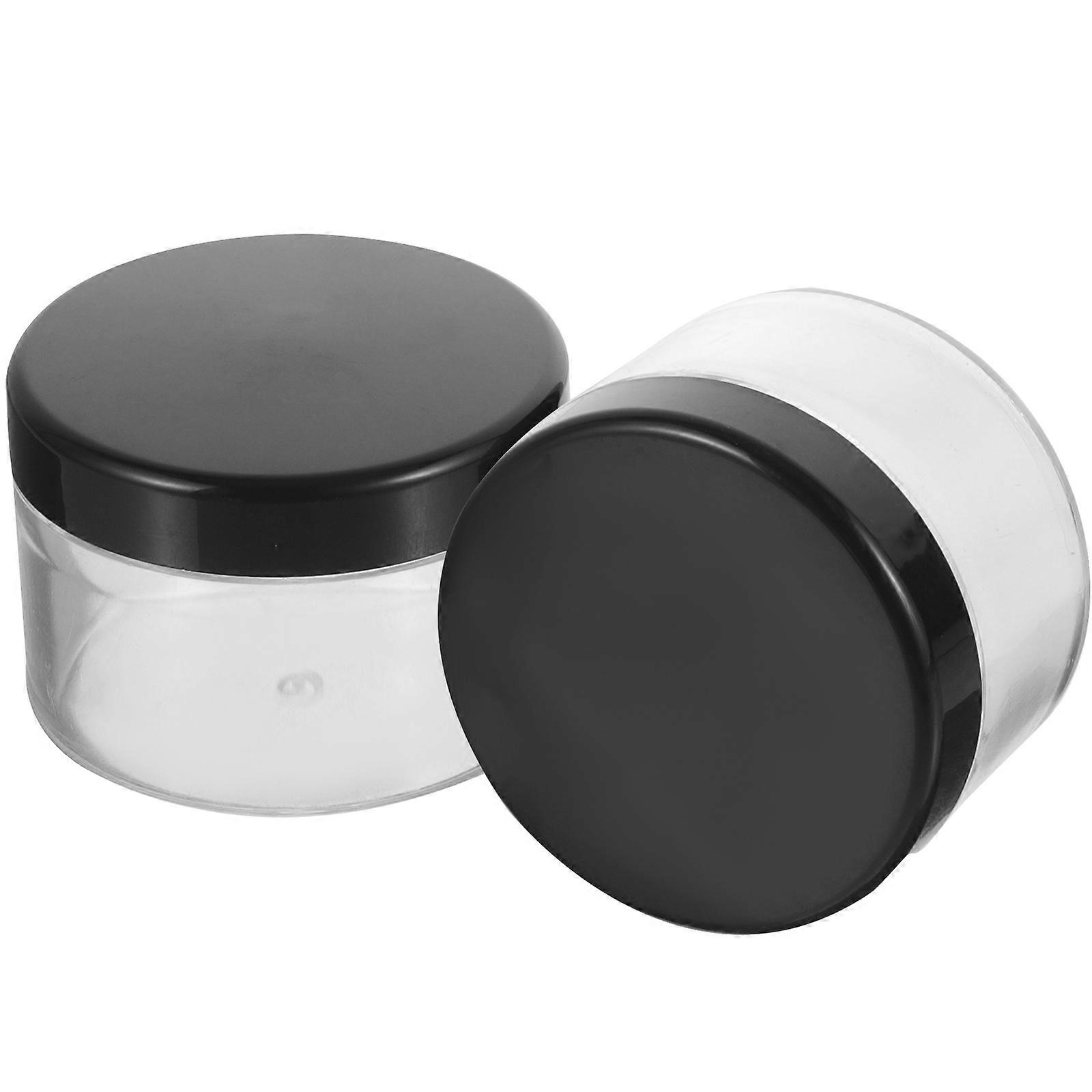 Here's a refined and professional product description for the item you mentioned:
**2PCS Portable Plastic Powder Containers – Airtight Makeup