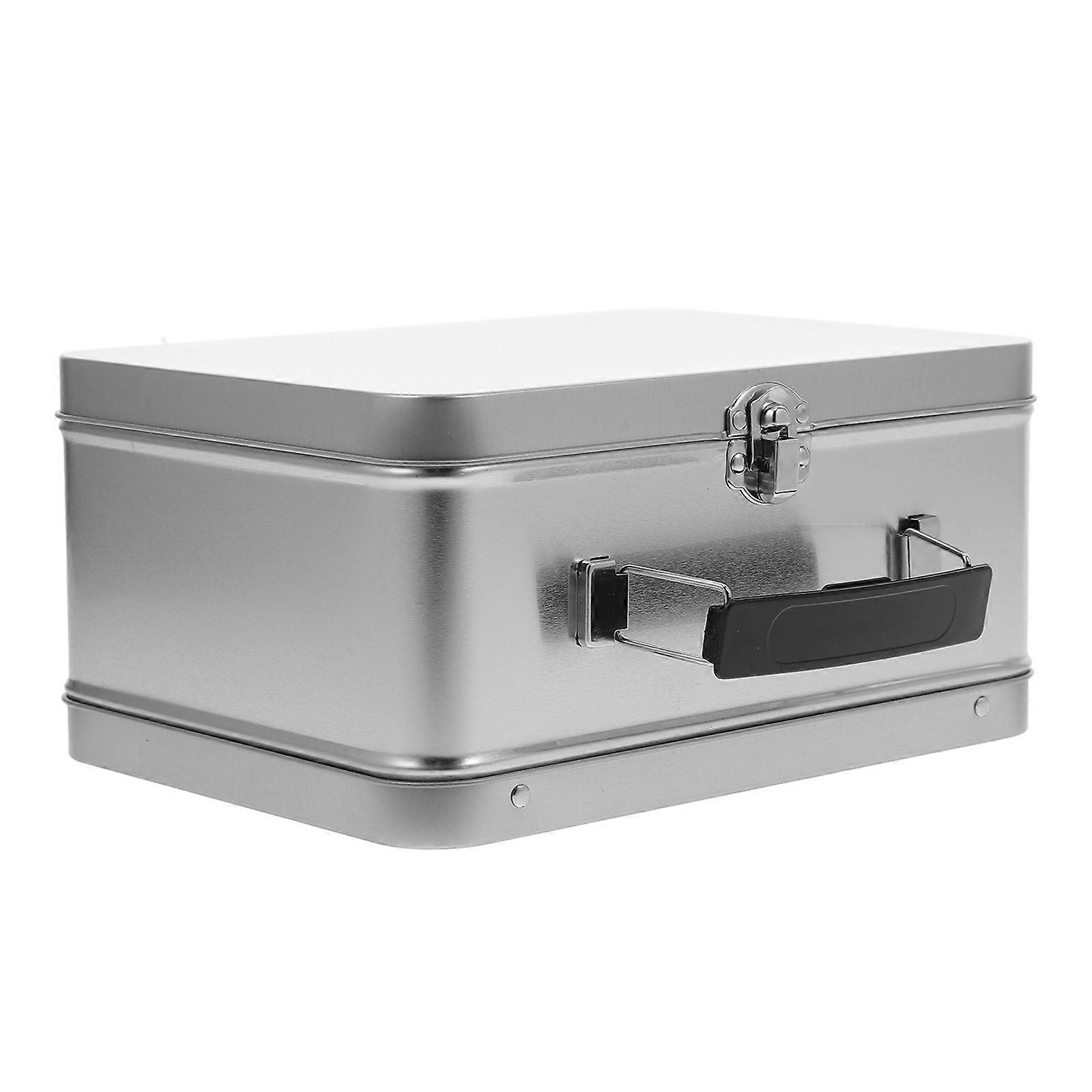 Functional Metal Container, Retro Tin Box for Food and Various Uses