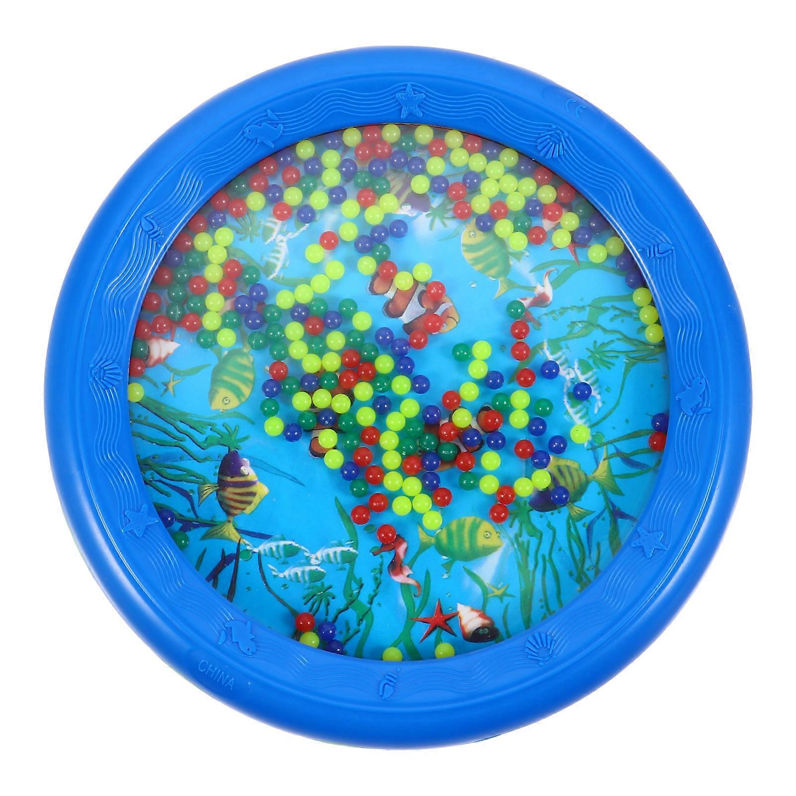 Blue Ocean Wave Drum Musical Toy Made of PVC for Home Music Education and Rhythm .5 inches