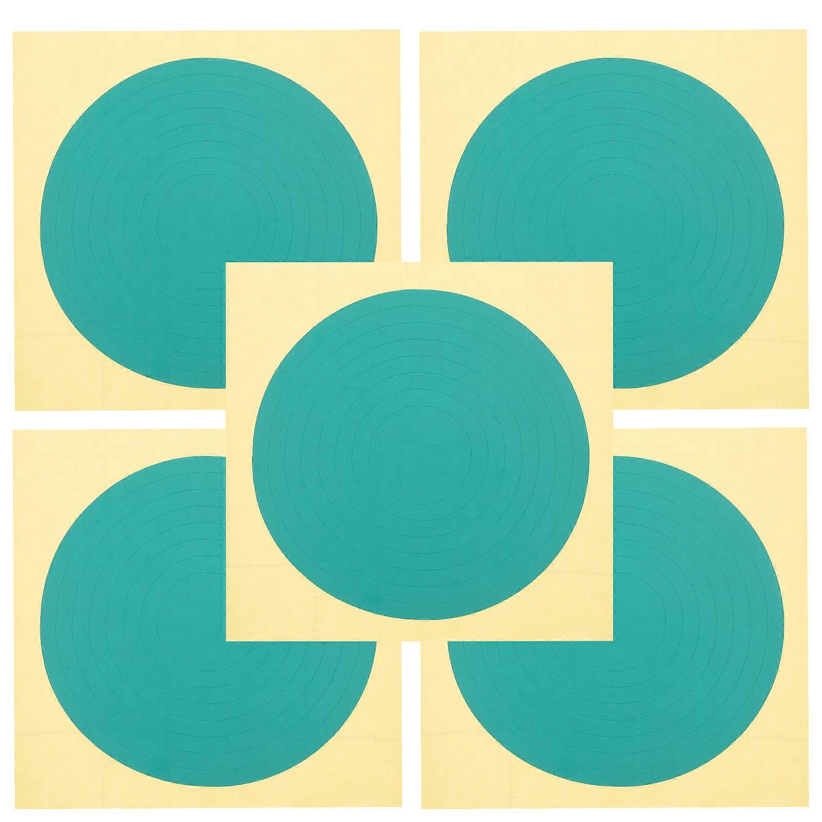 High Visibility Pressure Gauge Indicator Decals, 5 Sheets Adhesive Stickers for Accurate High/Low Pressure Measurement – Industrial Use Labels