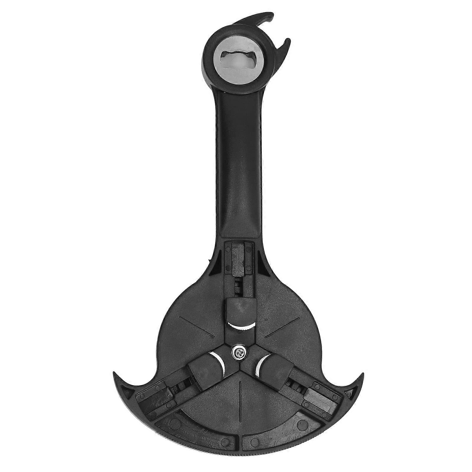 Multifunctional hand bottle opener, kitchen tool for beer bottles, wideneck bottles, stainless steel, ABS material, comfortable grip