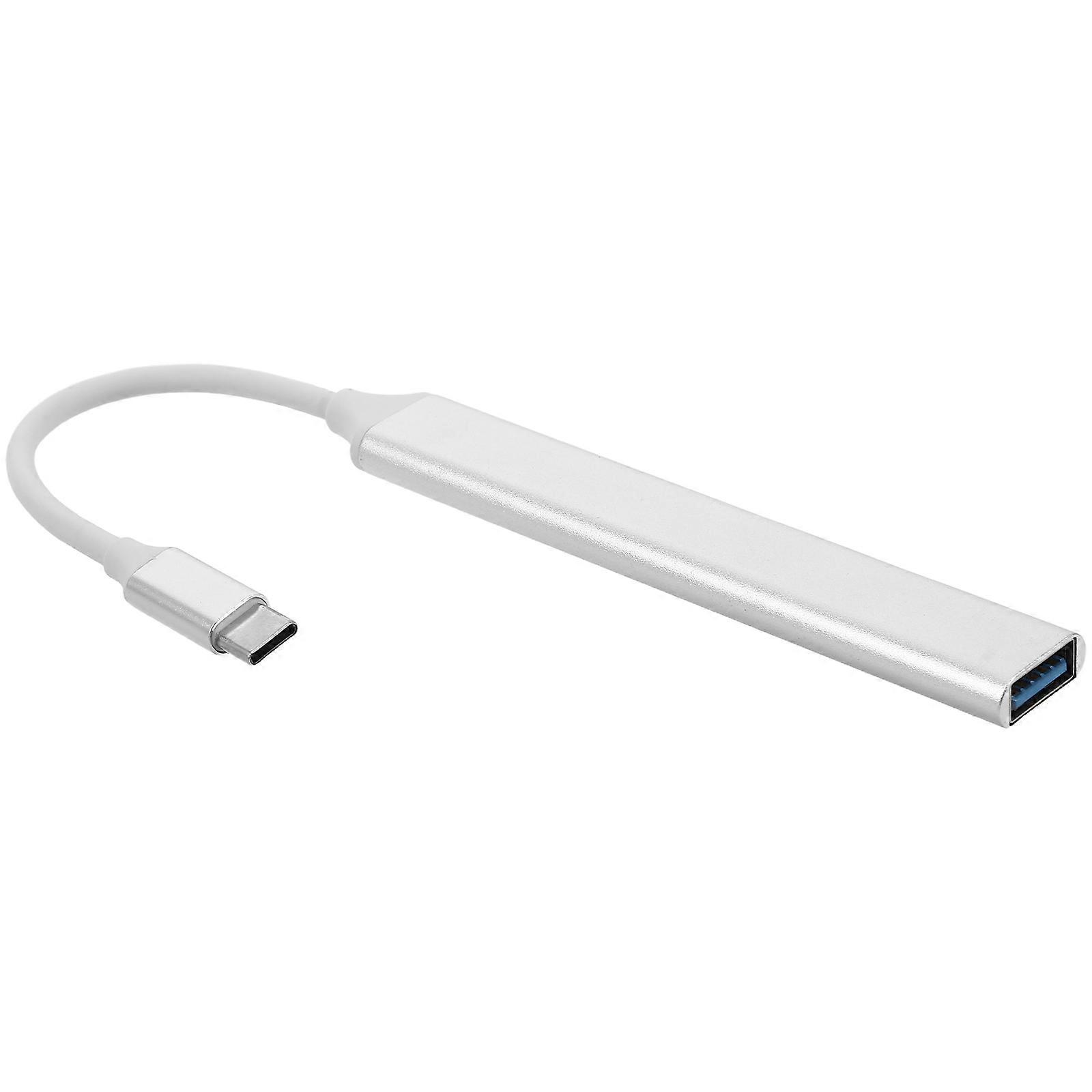 Multi-Port Expander Usb Hub For Tablet Office Use Aluminum Alloy Connectivity Expansion 1Pack