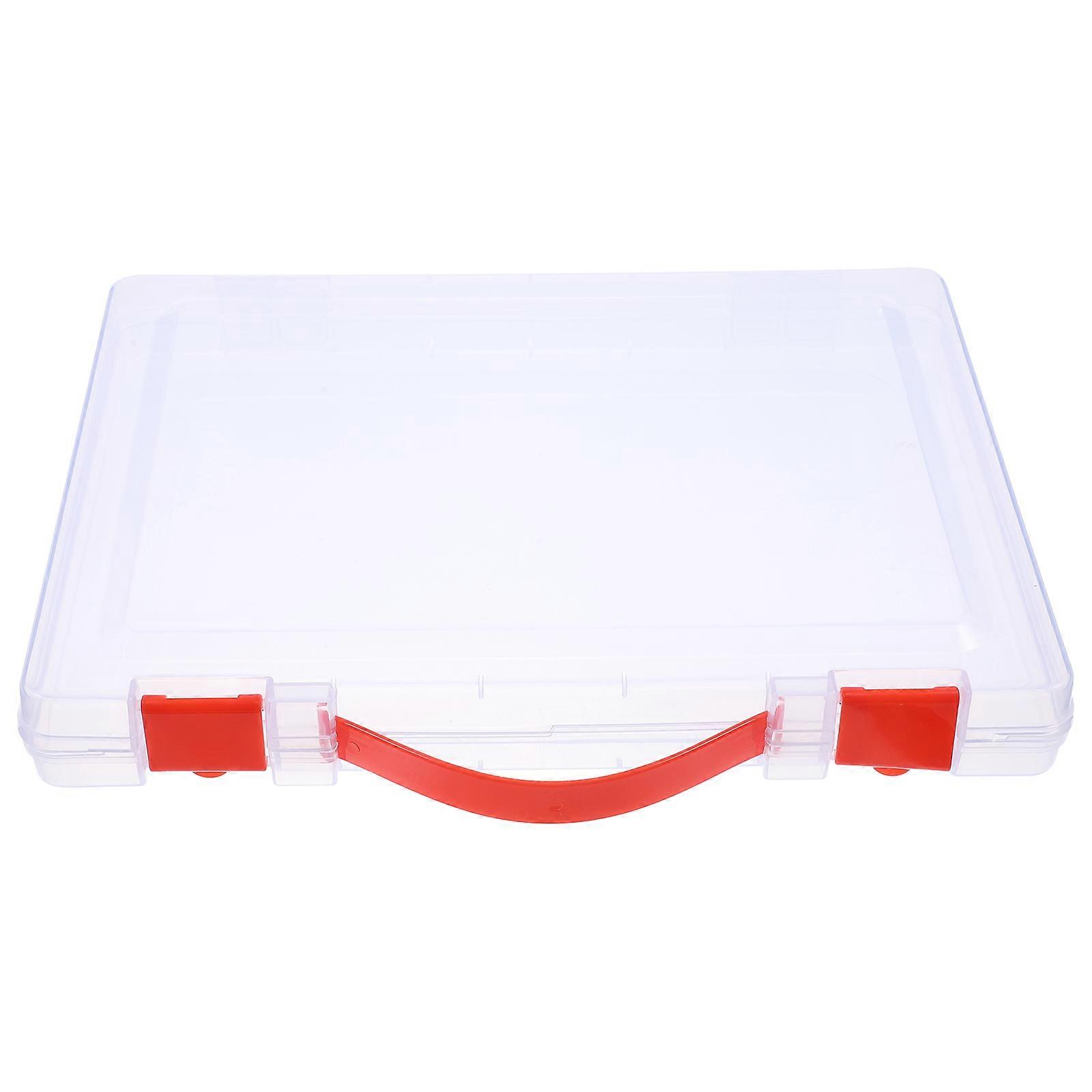 Box For Storage Household File Organizer Simple Design PP Material File Storage Home Use 1Set