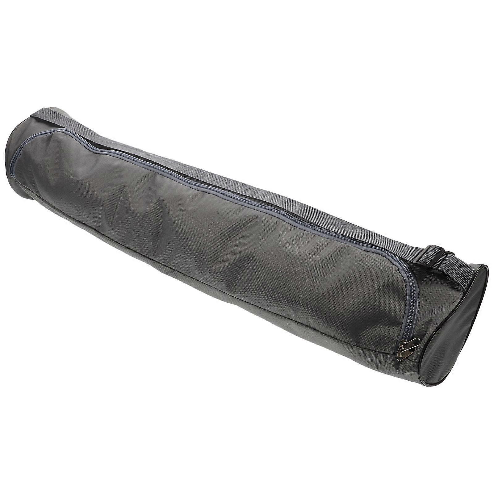 Yoga Mat Carry Bag Yoga Pouch Fitness Yoga Mat Storage Pouch Rectangular Shape Metal Material Storage for Yoga 72x15cm 1Pack