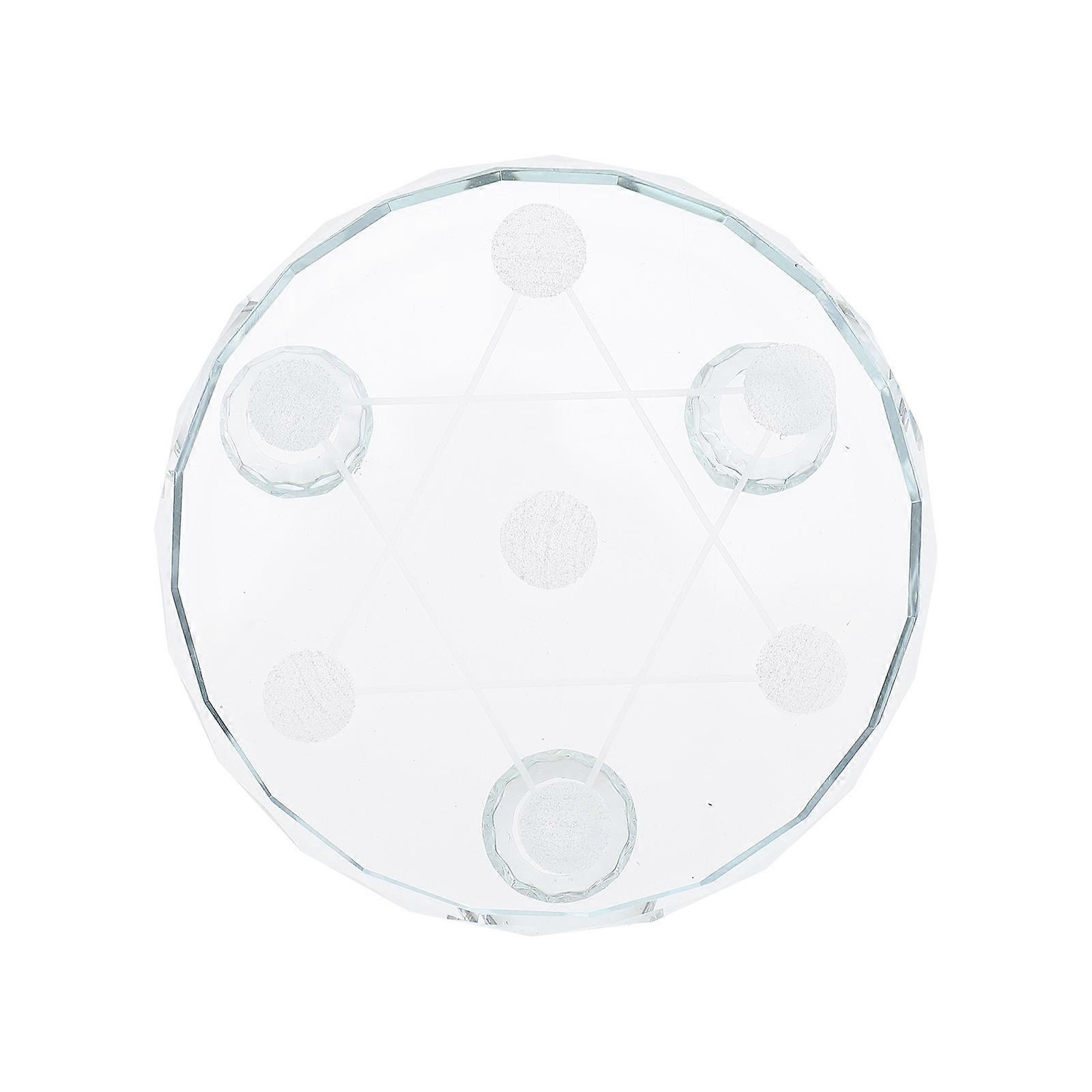 Transparent High Borosilicate Glass Storage Tray for Organized Desktop Use 1pc