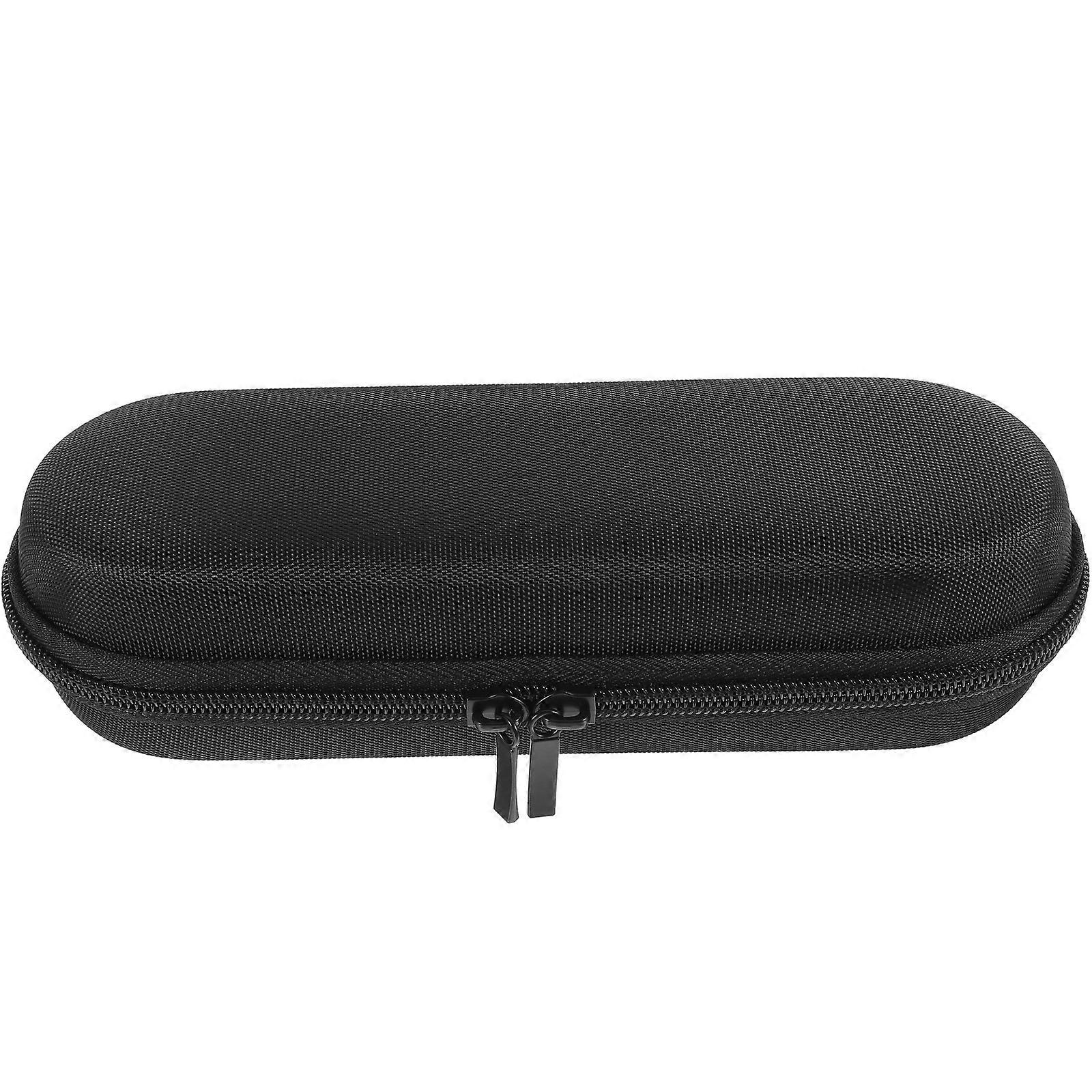 Portable Toothbrush Container Electric Toothbrush Carrying Case Black Color Rectangular Shape Dustproof 1Set