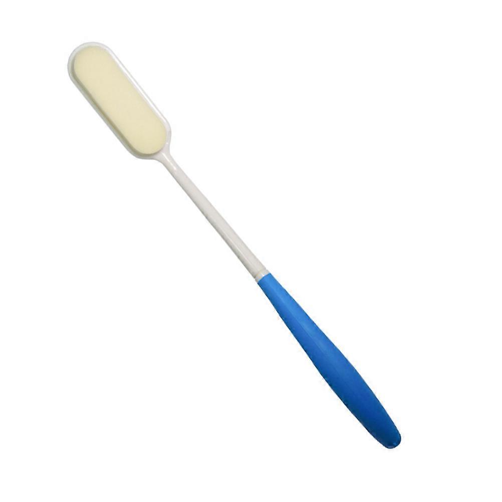 Blue Back Scrubber Bath Brush with ABS TPR Handle for Easy Bathing and Durability 1pc