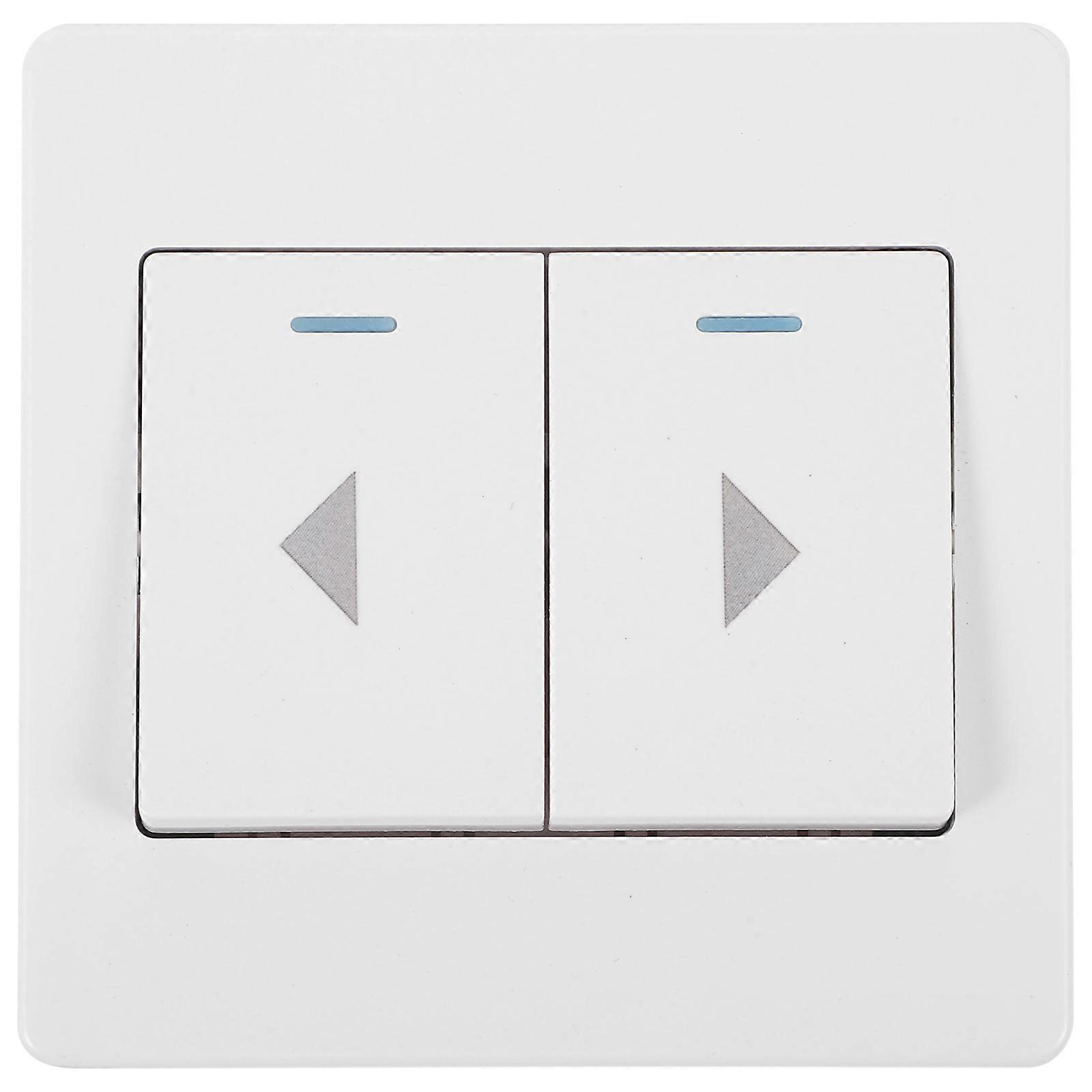 Garage Door Push Button Panel Durable Reset Switch for Window Curtain Control Sturdy Wall Button Replacement