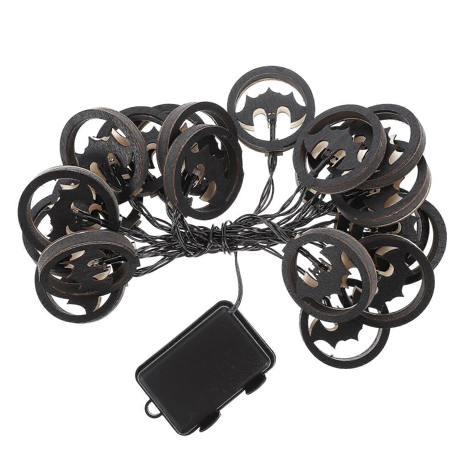 Halloween Lights Outdoor String Light Bat Shape Festive Design Multi 1Pc