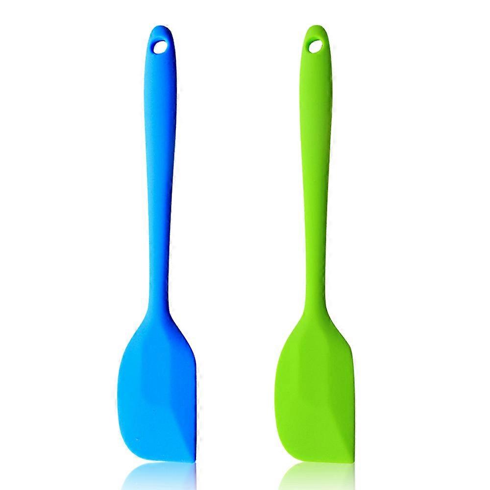 Kitchen Integrated Handle Silicone Scraper With Scoop Cream Scraper Cake Baking Tool-Style2